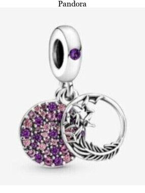 Pandora Pav Feather Dangle Charm